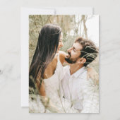 調和 | Sage Greenの結婚詳細写真カード 招待状 (裏面)