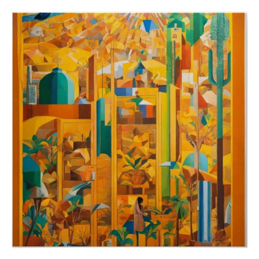 調和Aの未来に地球に優し悩む ポスター (正面)