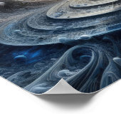 調和inカオス – 抽象芸術アート – Surreal Digital ポスター (角)