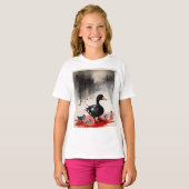 調和Tシャツのアヒル Tシャツ (正面フル)