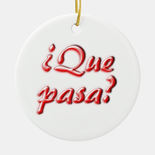 調子はどう？ セラミックオーナメント (正面)