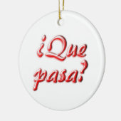 調子はどう？ セラミックオーナメント (左)