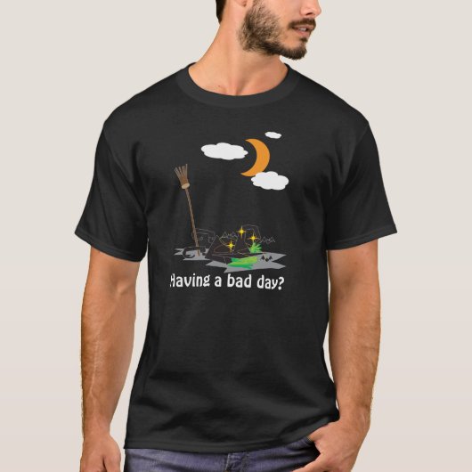 調子悪い日? - ハロウィンTシャツ Tシャツ (正面)