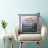 調整おめでとうの最初の記念日をパーソナライズ クッション (椅子)