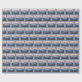 調整おめでとう5周年をパーソナライズ ラッピングペーパー (フラット)