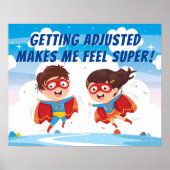 調整を受けると感じすごいカイロプラクティック ポスター (正面)