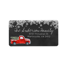 調整クリスマス住所 シール