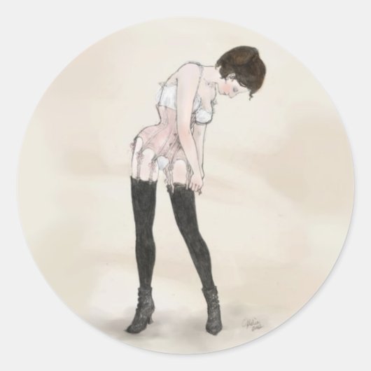 調整ストッキング ラウンドシール (正面)