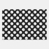 調整セット黒いグレーバスケットパターン ラッピングペーパーシート (正面2)