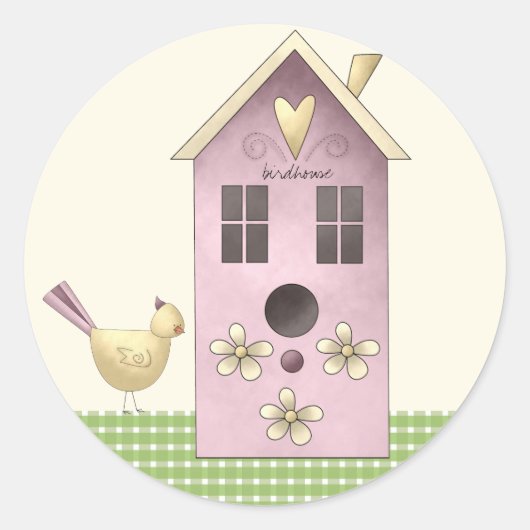 調整ブライダルシャワー封筒用シール ラウンドシール (正面)