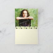 {調整中} おしゃれなドット柄のサンキューカード（アップル） サンキューカード (内部)