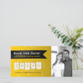 調整可能な色： DIY日付の写真カードを保存 セーブザデート (スタンド正面)