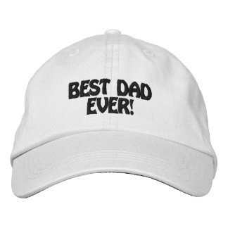 調整可能パーソナライズされたハット最高のパパ 刺繍入りキャップ