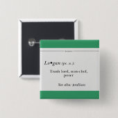 調整器のローガンボタン 缶バッジ (正面&裏面)