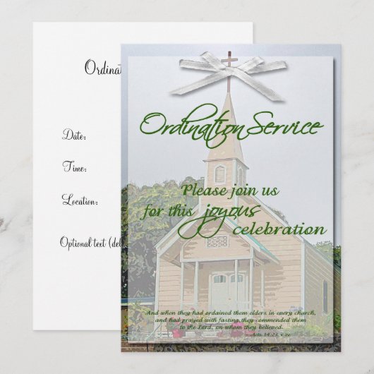 調整招待状 招待状 (正面/裏面)