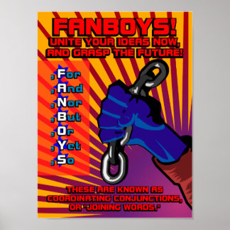 調整接続詞 ポスター