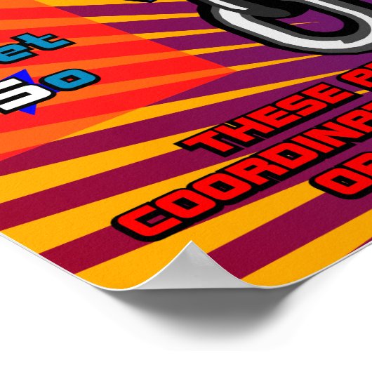 調整接続詞 ポスター (角)