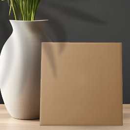 調整用無地のライトブラウン タイル