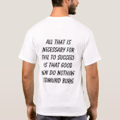 調査して下さい9/11 -米国の旗-基本的なTシャツ Tシャツ (裏面)