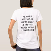 調査して下さい9/11 -米国の旗- Baby-doll女性 Tシャツ (裏面)