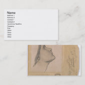 調査して下さい「魔女のために」、c.1904-05 (紙の鉛筆) 名刺 (正面/裏面)