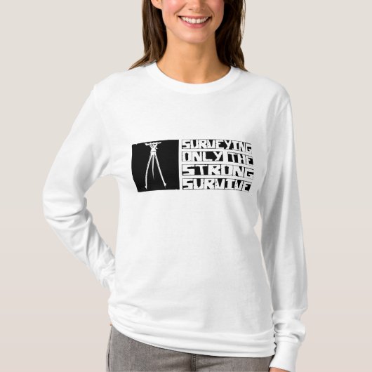 調査は生き延びます Tシャツ (正面)