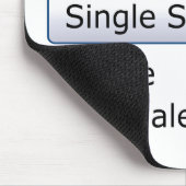 調査を選抜して下さい マウスパッド (コーナー)