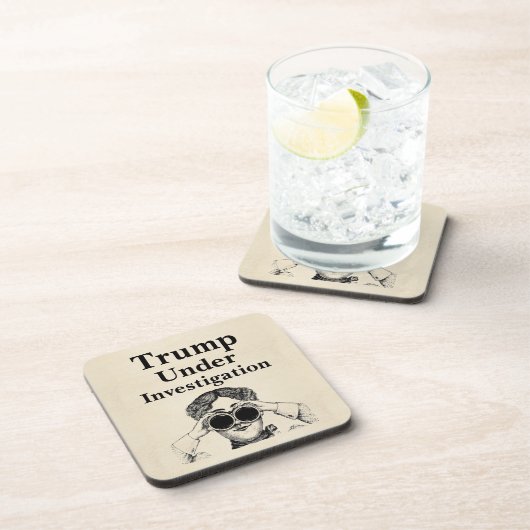 調査中トランプ飲料用コースター コースター (右側)