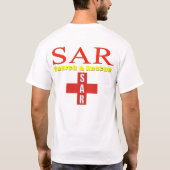 調査及び救助SAR Tシャツ (裏面)