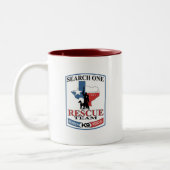 調査1の救助隊のマグ ツートーンマグカップ (左)