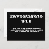 調査911 ポストカード (正面/裏面)