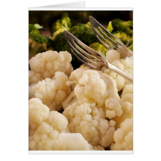 調理されたカリフラワー (正面)