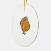 調理された鶏 セラミックオーナメント (左)