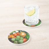 調理している何がふりかけます コースター (側面)