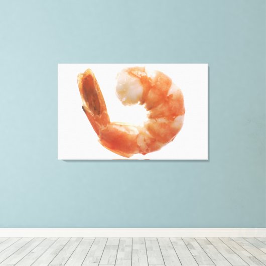 調理エビ キャンバスプリント (インサイチュ (ウッドフロア))