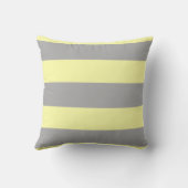 調理カニ及び黄色ビーチストライプ クッション (裏面)