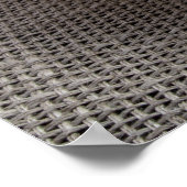 調理パスタcavatappiクローズアップ ポスター (角)