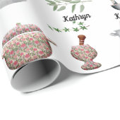 調理パーソナライズされた器数々の大事な行事 ラッピングペーパー (ロールコーナー)