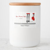 調理器具をキッチンから出す フードラベル (正面)