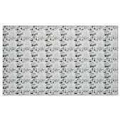 調理器具キッチン白黒 ファブリック (ファットクウォーター)