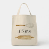 調理器具 キッチン用品 パン作り ベーカリー トートバッグ (裏面)