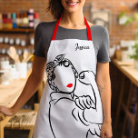調理師が可能スタイリッシュ- Rosie the Riveter エプロン<br><div class="desc">調理師が可能Riveterエプロン – このインスパイアエプロンのデザインは、uberに基づいた画像を備えスタイリッシュてクール、「私たちはそれを行うことができる！ アメリカプロパガンダポスター。第二次世界大戦の間に女性の有給の産業労働者への移動に尽力したRosie the Riveterに関連する。このエプロン素晴らしは、誰もが驚き、そしてあなたは嵐を起こしながらファッショナブルに滞在するための正しいtouchである料理。また、この文化的なアイコンへの賛辞を支払いたい人のための本当に素晴らしいギフトオプション。</div>