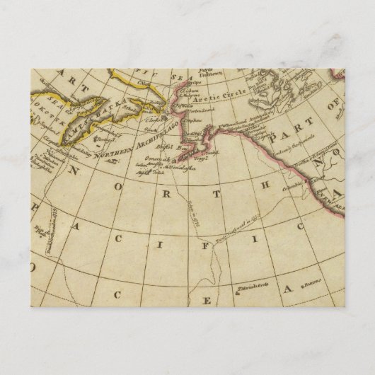 調理師とクレルの発見の地図 ポストカード (正面)