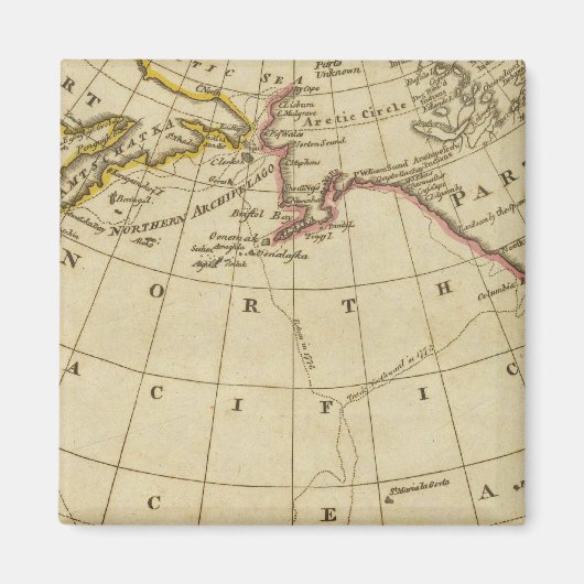 調理師とクレルの発見の地図 マグネット (正面)