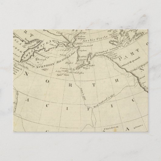 調理師とクレルケによる発見の地図2 ポストカード (正面)