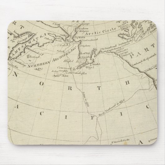 調理師とクレルケ2の発見の地図 マウスパッド (正面)