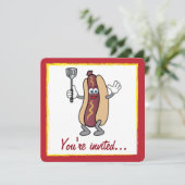 調理師とホットドッグ 招待状 (スタンド正面)