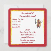 調理師とホットドッグ 招待状 (裏面)