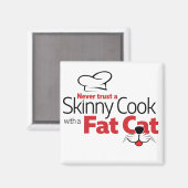 調理師とFat Cat – マグネット (正面/裏面)