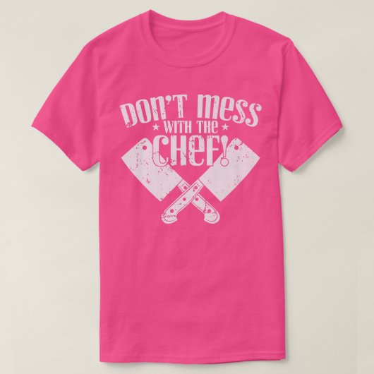 調理師に付き合うな Tシャツ (デザイン正面)